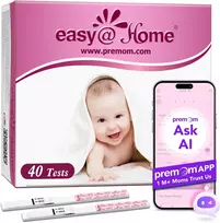Easy@Home nėštumo testų juostelės, 40 vnt., 10 mIU/ml, 40HCG