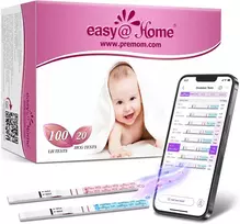 Easy@Home ovuliacijos ir nėštumo testų juostelės, 100 LH + 20 hCG, 96-MFAQ-5B6P