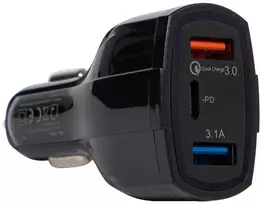 Blow 75-780# Įkroviklis samochodowa g31a 3x usb-c+2xusb-a"