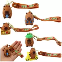 Lean Toys Pakabutis Figūrėlė Kapibara Zawieszka Karabińczyk Kółko Mix