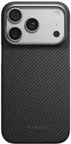 Burga Pitaka Edge dėklas, juodas/pilkas ruoželinis – iPhone 18/17 Pro