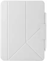 Dėklas PITAKA MagEZ Folio 3, skirtas iPad Air 11″ M2/M3/M4, baltas