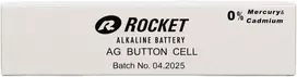 Baterie 20x10 Szt Alkaliczne Rocket AG13 1,5V LR44 Bateria Guzikowa Rinkinys