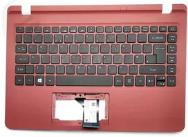 Acer A114-31 Klaviatūra (UK-ENGLISH) & Upper Cover (Raudonas)