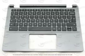 Acer C731/C731T Klaviatūra (US-ENGLISH INTERNATIONAL) & Upper Cover (IRON GRAY)