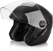 „Meteor Hekato L“ motociklo šalmas, 59–60 cm, juodas