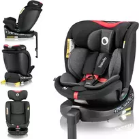 Lionelo automobilinė kėdutė Navy i-Size 40–150 cm, ISOFIX, 360° LO-NAVY I-SIZE Juodas Raudonas