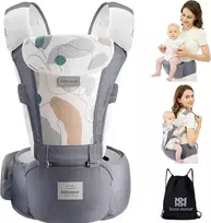 Bebamour ergonominė kūdikio nešioklė su klubų sėdyne, medvilninė, 0–36 mėn., TC26