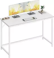 VASAGLE kompiuterinis biuro stalas 120 × 50 × 76 cm su plieniniu rėmu LWD212W101