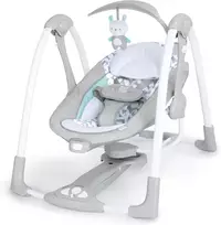 Ingenuity kūdikių gultukas-sūpynės ConvertMe Swing-2-Seat su vibracija ir melodijomis, 12189