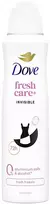 Dove Fresh Care+ Invisible Dezodorantas - Dezodorantas ve spreji 150ml