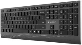 Gembird KB-MCH-06 Plona multimedijos klaviatūra USB US