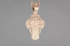 Auksinis sentikių kryželis Brasco 14859