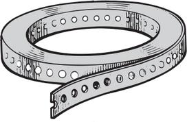Montavimo juosta ESSVE, 30 x 0,5 mm, A2 nerūdijantis plienas, 10 m