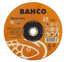 Abrazyvinis metalo ir nerūdijančio plieno pjovimo diskas Bahco A46R INOX+Fe T41 115x1.6x22.23mm