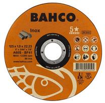 Abrazyvinis nerūdijančio plieno pjovimo diskas Bahco A60S INOX T41 125x1.0x22.23mm
