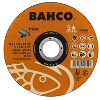 Abrazyvinis nerūdijančio plieno pjovimo diskas Bahco A60S INOX T41 115x1.0x22.23mm