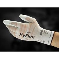 Apsauginės pirštinės Ansell HyFlex 11-812, 8 dydis, itin plonos, nailonas, spandex. Nitrilo putų delno padengimas.