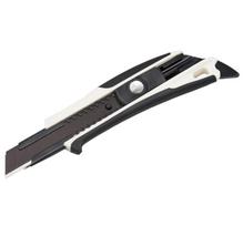 Tajima DORA gumuotas peilis laužomomis 18mm Razar Black geležtėmis ir automatiniu fiksatorium