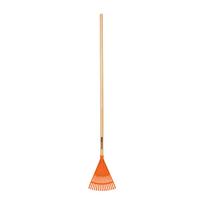 Truper lapų grėblys vaikams, 15 plastikinių dantukų, medinė rankena 123cm