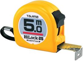 Tajima kišeninė ruletė HI LOCK 5m x 25mm, geltona