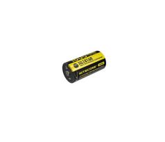 Nitecore NL1816R įkraunamas 18350 ličio jonų (Li-ion) akumuliatorius – 1600 mAh, įkrovimas per USB-C, 3 A iškrovimas, nikeliu dengtas nerūdijantis plienas