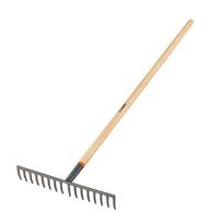 Truper sodo grėblys su medine rankena, ilgis 152cm, plotis 42 cm, 16 dantų