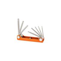 8 in 1 sulankstomas TORX atsuktuvų rinkinys metaliniame korpuse. T9-10-15-20-25-27-30-40 Truper®