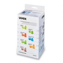 Ausų kamštukai Uvex com4-fit, oranžiniai, SNR: 33, dydis S, pakeitimui Uvex dispenseriui, 300 porų.