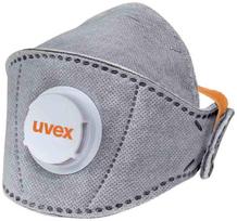 Respiratorius Uvex silv-Air Premium Carbon 5220+ FFP2, sulankstomas, su vožtuvu. Didesnė forma