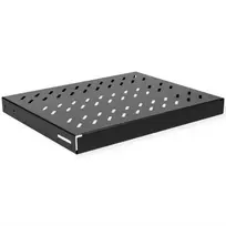 Rack lentyna ROLINE 19 colių 1U 350 T 50 kg juoda