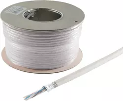 Eterninis kabelis ShiverPeaks CAT5E S-FTP 100 MHz, 100 m ritė, 2x4 AWG24 laidininkai