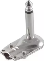 Mono 6,3 mm lizdas stačiu kampu ShiverPeaks 50610-WM Metal