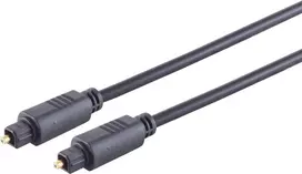 Optinis Toslink kabelis ShiverPeaks 69004-0.5 — 0,5 m, 4,0 mm skaitmeninis optinis garsas