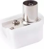 Kampinė koaksialinė jungtis ShiverPeaks 82021-K – kompaktiškas 90° adapteris