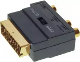SCART adapteris ShiverPeaks 94035-G su 3 RCA (kompozitinis vaizdas / garsas)