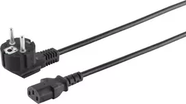 Maitinimo laidas ShiverPeaks 60008 — Schuko kištukas į IEC C13 jungtį, 5 m ilgio