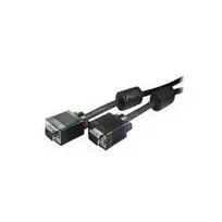 VGA kabelis S-CONN 10m HD15 kištukas-kištukas juodas
