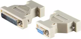 Sub-D adapteris ShiverPeaks 78420, 9 kontaktų (DE-9) į 25 kontaktų (D-Sub 25) lyties keitiklis