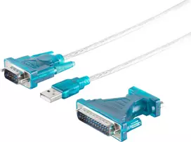 USB 2.0 RS232 keitiklis ShiverPeaks 75605 – 1,5 m laidas, USB į nuoseklųjį adapterį