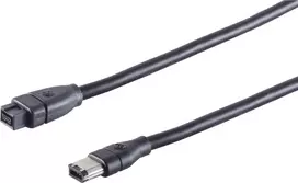 FireWire kabelis ShiverPeaks 77321 — 9 kontaktų IEEE 1394b, greitas duomenų perdavimas