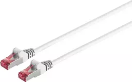 Tinklo kabelis ShiverPeaks 75715-AW CAT 6A S/FTP PIMF, ekranuota vytos poros konstrukcija, AW modelis