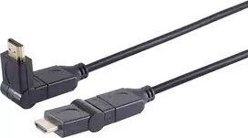 Monitoriaus laidas ShiverPeaks 2 x HDMI Type A jungtys, 2,0 m, HDMI 2.0