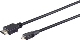 HDMI laidas S/CONN Micro-HDMI 1m