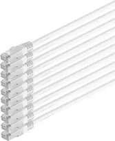 Tinklo kabelis ShiverPeaks 75711-H0.25W-SET10 0,25 m Cat6 S/FTP baltas