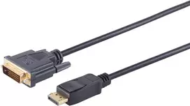 ShiverPeaks DisplayPort kištukas – DVI 24+1 kištukas kabelis 77495-1, auksuoti kontaktai, 5 m