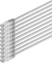 Tinklo laidas ShiverPeaks 75713-H-SET10 Cat 6 S/FTP PIMF, 10 vnt. rinkinys, 3 m