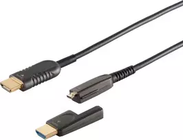 Optinis HDMI kabelių rinkinys ShiverPeaks 30-02755 4K — 75 m ilgio
