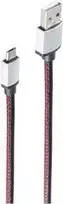 USB laidas ShiverPeaks BS14-50096 0,9 m USB A Micro-USB B raudonas