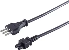 Maitinimo laidas ShiverPeaks IT60001, 1,8 m, Italijos (L tipo) kištukas – C5 jungtis